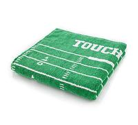 40YARDS American Football Pitch Hand Towel, Bath Towel, Beach Towel, 100% Cotton, Size: 70 x 140 cm, 500 g/m² Football Fans