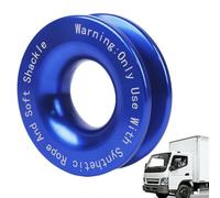 41,000 lbs Snatch Block Winch Pulley - Aluminum Alloy Recovery Ring, Heavy Duty Towing Tool | Rust Proof Portable ATV Winch Accessory Kit for Off Road Recovery, Vehicle Pulling, Rescue O