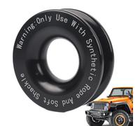 41,000 lbs Snatch Block Winch Pulley - Aluminum Alloy Recovery Ring, Heavy Duty Towing Tool | Rust Proof Portable ATV Winch Accessory Kit for Off Road Recovery, Vehicle Pulling, Rescue O