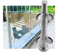 41.3" s Railing Post Stainless Steel 304 Clamp Outdoor Corner Post for Balustrade s Support Modern Deck & Patio Safe Solut