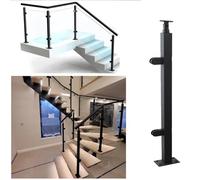 41.3" s Railing PostAdjustable 304 Stainless Steel Balustrade System with 4 ClampsIdeal for Dec Balconies Stairs & AtticsIndoor/Outdoor Use