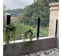41.3in HeatResistant Black s Railing Post with Nut Corner Column for Platform Railing Panel Balustrade Support Perfect for Outdoor & Indoor Use