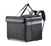 41 * 45cm Insulated Pizza Delivery Backpack - Isolated Expandable Layers, Reflective Strips, Refrigerated Compartments, for Professional Delivery Services, Pizza Chains, Nighttime Takeaway Runs