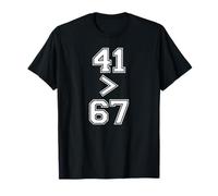41 67 Funny Gen Alpha Meme Slang Forty One T-Shirt