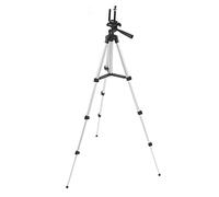 41.7in Camera Tripod, Extendable Tripod Stand Phone Tripod with 360 Panorama, Selfie Stick with Phone Clip & Quick Release Plate, Built in Bubble Level, Load 2.5KG