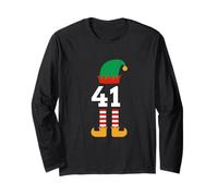 41 Christmas 4 1 Four One 67 Xmas Happy Holidays Funny Gen Z Long Sleeve T-Shirt