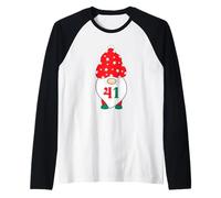 41 Christmas Gnome 4 1 Forty One Happy Holidays Funny Gen Z Raglan Baseball Tee