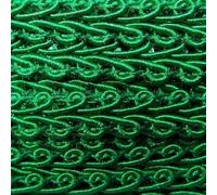 41 Colour 6mm Double Scroll Braid Dress Costume Upholstery Buy 1 2 4m 253D, 015 Emerald Green, 1 Metre
