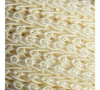 41 Colour 6mm Double Scroll Braid Dress Costume Upholstery Buy 1 2 4m 253D, 050 Cream, 1 Metre