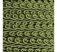 41 Colour 6mm Double Scroll Braid Dress Costume Upholstery Buy 1 2 4m 253D, 058 Olive Green, 1 Metre
