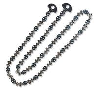 41 Inch High Limb Rope Saw for Trees - Double-Sided Saw Chain with Bi-Directional Teeth - Resharpenable Rope Chainsaw