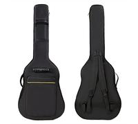 41 Inch Padded Acoustic Guitar Backpack Water-Resistant Thick Gig Bag Soft Cover Black Electric Guitar Gear Bag Kids Guitar Travel Case Dual Adjustable Shoulder Strap Bag with Zipper