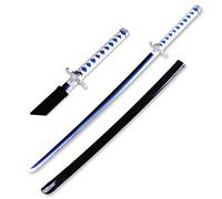41 Inch Tanjiro Demon Slayer Wooden Katana Sword - Japanese Handmade ABS Sword With Sheath - Prop Knife for Anime Lovers Cosplay Halloween