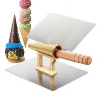41 Mm Ice Lolly Mold, Ice Cream Cone Mold with Copper Reel Base, Non-Stick and Smooth Beautiful, 5s Rapid Production and Improve Production Efficiency, Save Time and Energy, for Cones, Pizza