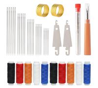 41 Pcs Sewing Kit Big Eye Stainless Steel Needles for Beginners/Adults UK