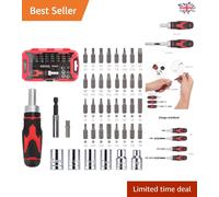 41-Piece Magnetic Ratchet Screwdriver Set: Ideal for All Electric Appliances