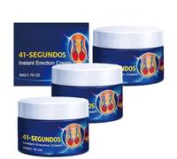 41-Second Instant Erection Cream,Fast-Acting Topical Cream with Gentle Formula, Promotes Male Vitality & Stamina, Comfortable Daily Care for Men (3PCS)