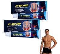 41-Second Instant Erection Cream for Men - 30g Fast-Acting Topical Cream with Gentle Formula, Promotes Male Vitality & Stamina, Comfortable Daily Care，Enhanced Performance (A-2tube)