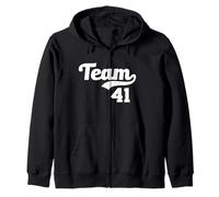 41 Team 4 1 Funny Meme Gen Z Slang Four One 67 Joke Brainrot Zip Hoodie