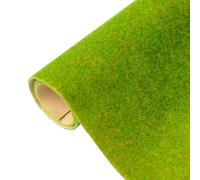 41 x 100 cm Plush Nylon Turf Paper for Natural Indoor Accents Mountain Modeling and Small Space Lawn Simulation Projects (grass green)