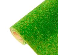 41 x 100 cm Realistic Nylon Simulation Grass Mat for Model Railways, Toy Houses & Miniature Scenes - Deep Green Plush Turf Decoration for Sand Tab(Medium Green)