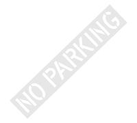41 x 264 cm No Parking Line Stencil Reusable Silicone Tracing Tools for Asphalt and Concrete Floor Markings for Asphalt Concrete Edges Sidewalts Garden Yard Espa
