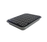 41 x 31cm Bunded Drip Tray for Leak Containment Recycled Polypropylene Cabinet Spill Control Tray for COSHH Storage Laboratories Workshops Maintenance Areas