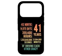 41 Years Married Funny 41st Wedding Anniversary Case for iPhone 17 Pro