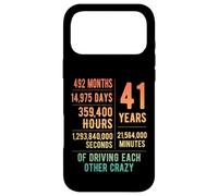 41 Years Married Funny 41st Wedding Anniversary Case for iPhone 17 Pro Max