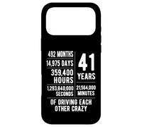 41 Years Married Funny 41st Wedding Anniversary Case for iPhone 17 Pro Max