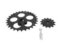 410 28T and 13T Sprocket Kit, Carbon Steel Motorcycle Sprocket Set, Durable Forged Sprockets for ATV Bike Bicycle Scooter, Replacement for DIY Power Transmission Systems