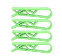 410 PC Sturdy Bin Bag Clips Essential Plastic Holders for Kitchen Waste Management Solutions (4Pcs,Green)
