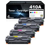 410A Toner Cartridges 4 Pack High Yield Replacement for HP 410A 410X to Use with HP Color Pro MFP M477fnw M477fdw M477fdn M452dn M452dw M452nw Printer (with Chip -B/C/Y/M)