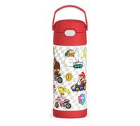 410mL Stainless Steel Licensed FUNtainer® Bottle, Mario, 14 oz