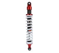 410mm Motorcycle Shock Absorber, Universal Suspension Damper with 10mm Spring, Heavy Duty CNC Aluminum Alloy Body, Dirt Pit Bike ATV Quad Go Kart Upgrade Part, for Off Road Vehicle