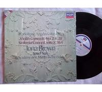 411 613-1 IONA BROWN/JOSEF SUK Mozart Violin Concerto 2/Sinfonia Concertante LP