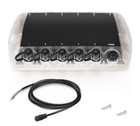 411850-1 AS ETH 5PGL Ethernet Switch for Humminbird - 5 Port Gigabit Network Hub Connecting Fish Finders, Radar, MEGA Live Imaging, Trolling Motor, and GPS - Power Cable and Mounting Hardware Included
