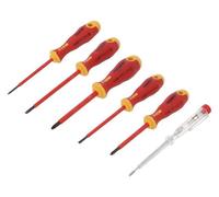 41396398 Set: screwdriver Qty: 5 insulated 1kVAC Phillips, flat FELO