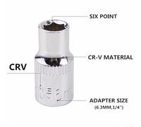 414mm Chrome Vanadium Hex Wrench, 1pc Socket Tool For Professional Use(5mm)