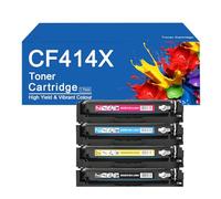 414X 4 Pack High Yield Toner Cartridges Replacement for W2020X 414X for HP Color Laserjet Pro MFP M479fdw M454dw M479fdn M454dn M479dw Printer,414X-4 Color