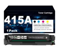415A Toner Cartridges with Chip Compatible for HP 415A ink cartridge for HP Color Laserjet Pro M454DN M454DW MFP M479DW M479FDN M479FDW Printers, High Yield,Black-1 pack