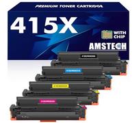 With Chip 415X 415A Compatible for HP 415X Toner Cartridge Multipack Color Laserjet Pro MFP M479fdw Toner M479dw M479fnw M479fdn M454dw M454dn W2030X W2030A W2031X (4 Pack, Black Cyan Yellow Magenta)