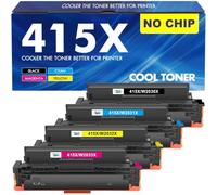 415X 415A W2030A W2030X Toner Compatible for HP Laserjet Pro MFP M479fdw | 4-Pack Color Laserjet Pro MFP M479fdw M479fdn M479fnw M479dw M479 M454dn M454dw Toner Black Cyan Yellow Magenta