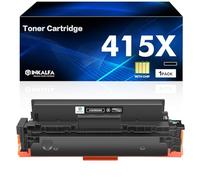 1-Pack 415X Compatible for HP 415X 415A M479fdw Toner Color Laserjet Pro MFP M479dw M479fnw M479fdn M454dw M454dn M454 M479 W2030X W2030A (Black)