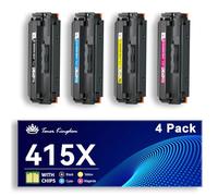415X Toner with Chip Compatible for HP 415X 415A Toner Cartridge Multipack