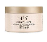 -417 Body Butter Milk & Honey, Smoothing Moisturizer - Shea Butter and Dead Sea Salt Cosmetics, Aromatic Body Butter for Dry Skin