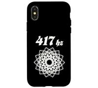 417 Hz Harmonious Connection Cymatics Sacred Geometry Case for iPhone X/XS