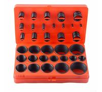 419 Pcs Nitrile O-Ring Set, Metric Assortment Kit 32 Sizes 3-50mm Suitable For Plumbing Mechanical Hydraulic Pneumatic Repair (With Storage Box)