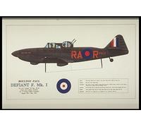 419056 Boulton Paul Defiant F Mk I A4 Photo Poster Print 10x8