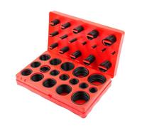 419Pcs Nitrile Rubber O Rings Universal Black Rubber O-Ring Assortment Kit Size from Ø3mm to Ø50mm Metric Oring Kit for Shower Plumbers Hydraulic etc.
